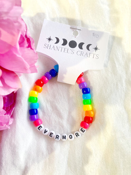 Evermore Rainbow Beaded Bracelet