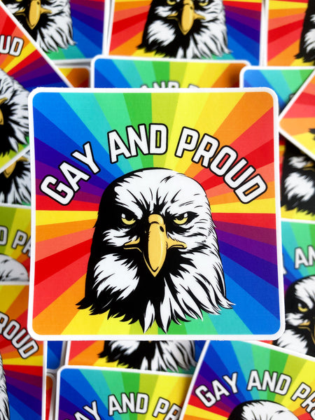 Gay And Proud Sticker