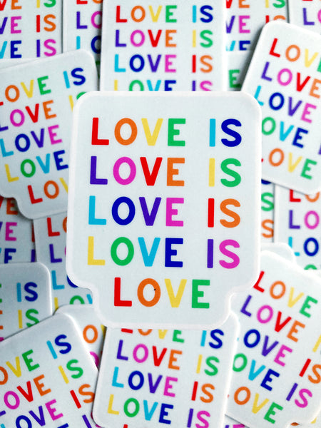 Love Is Love Is Love Is Love Is Love Sticker