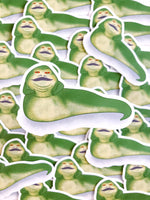 Bad Green Star Guy Sticker