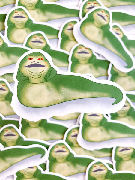 Bad Green Star Guy Sticker