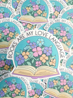 Books Are My Love Language sticker