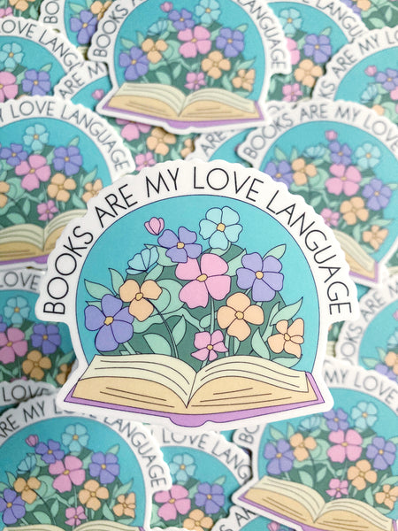 Books Are My Love Language sticker