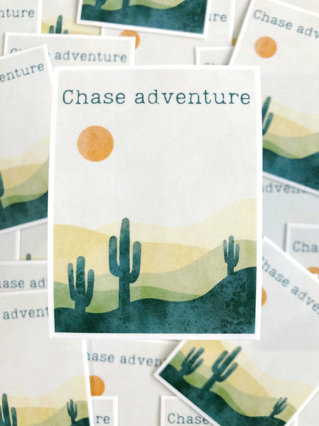 Chase Adventure Sticker