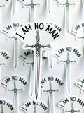 I Am No Man Sticker