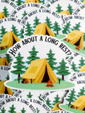 How About A Long Rest? Sticker