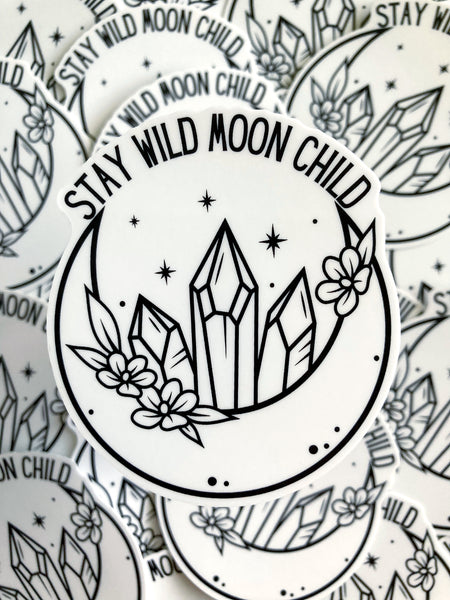 Stay Wild Moon Child Sticker