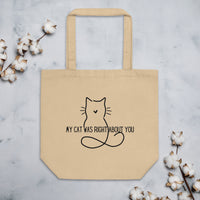 My Cat Was Right About You Eco Tote Bag