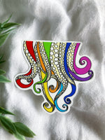 Rainbow Tentacles Sticker