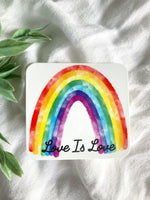 Love is love rainbow Sticker