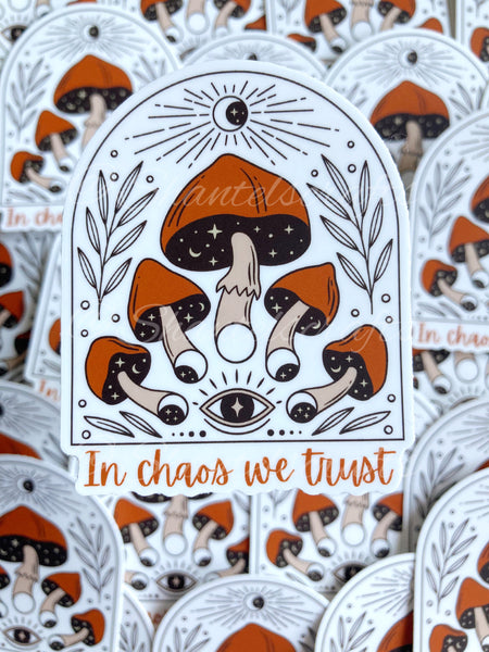 In Chaos We Trust Sticker