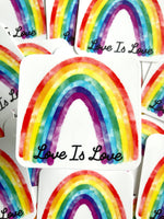 Love is love rainbow Sticker