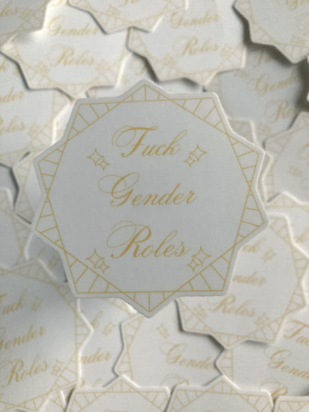 Fuck Gender Roles Sticker