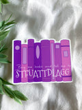 Buy me books and tell me to STFUATTDLAGG Sticker