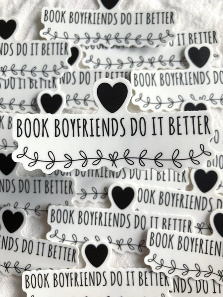 Book boyfriends do it better Sticker