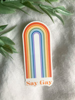 Say Gay Sticker