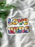 Love wins Sticker