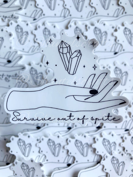 Survive Out Of Spite Sticker