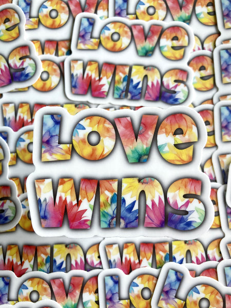 Love wins Sticker