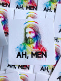 Ah, Men Sticker