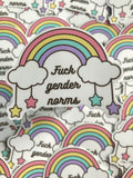 Fuck Gender Norms Sticker