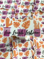 Live, Laugh, Lesbian Sticker