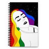 Rainbow Girl Spiral notebook