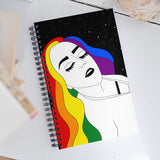 Rainbow Girl Spiral notebook