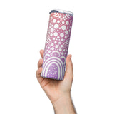 Pastel Zentangle Stainless steel tumbler