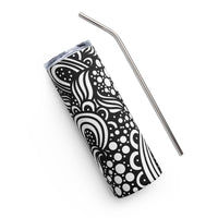 Zentangle Stainless steel tumbler