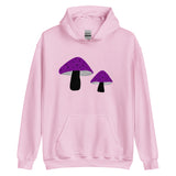 Asexual Pride Mushrooms Unisex Hoodie