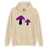 Asexual Pride Mushrooms Unisex Hoodie