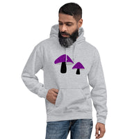 Asexual Pride Mushrooms Unisex Hoodie