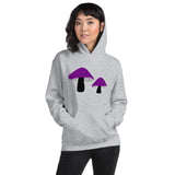 Asexual Pride Mushrooms Unisex Hoodie