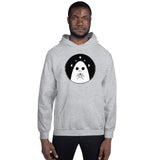 Sad Ghost Loves Halloween Unisex Hoodie