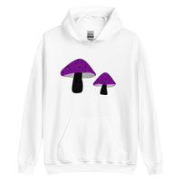 Asexual Pride Mushrooms Unisex Hoodie