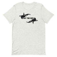 Orcas Eat The Rich Unisex t-shirt