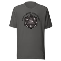 Anything Is A Weapon If You Roll High Enough DND Unisex t-shirt