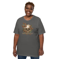 Never Split The Party DND Skull Unisex t-shirt