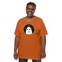 Sad Ghost Loves Halloween Unisex t-shirt