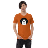 Sad Ghost Loves Halloween Unisex t-shirt