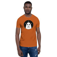 Sad Ghost Loves Halloween Unisex t-shirt