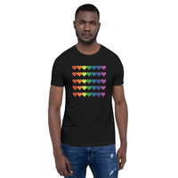 Pride Hearts Unisex t-shirt