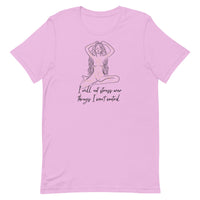 I Will Not Stress Over Things I Can’t Control Unisex t-shirt