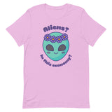 Aliens? In this economy? Unisex t-shirt