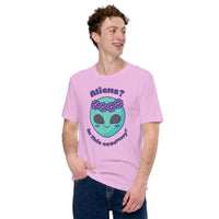 Aliens? In this economy? Unisex t-shirt