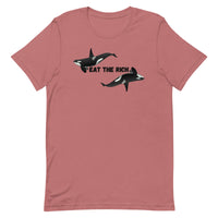 Orcas Eat The Rich Unisex t-shirt