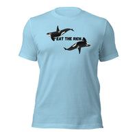 Orcas Eat The Rich Unisex t-shirt