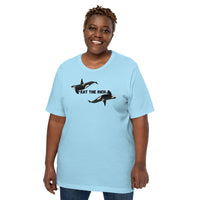 Orcas Eat The Rich Unisex t-shirt