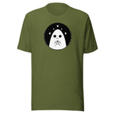 Sad Ghost Loves Halloween Unisex t-shirt